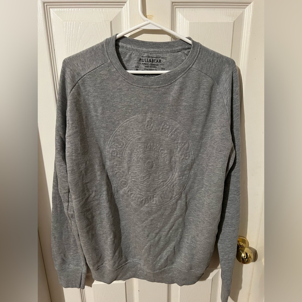 Pull and bear grey crewneck